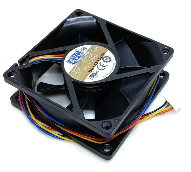 Alt view image 2 of 3 - AJMRTC DS07025B12U 7025 PC Case Cooling Fan, 70x70x25mm 70mm DC 12V PWM Large Airflow Chassis Fan, 4 Pin PWM Adjustable Speed Fan for PC CPU, Computer Case and Electronic Equipment Heat Dissipation