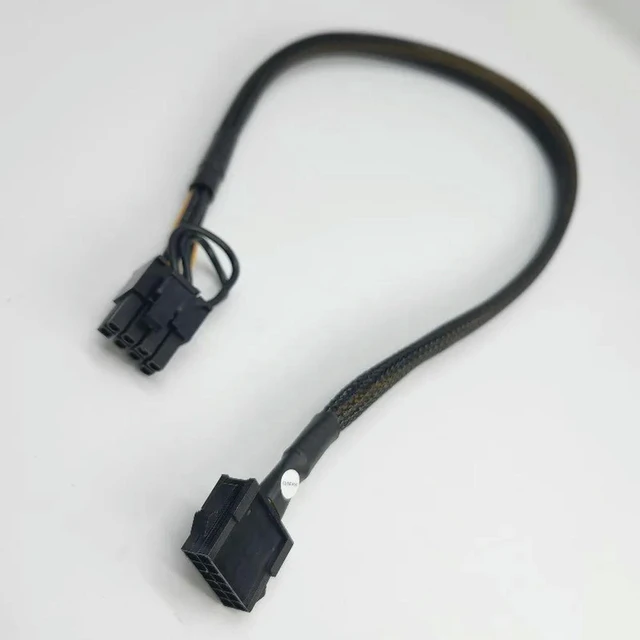 Alt view image 3 of 3 - AJMRTC 50cm PCIE 5.0 12pin 12VHPWR to 8Pin PCIe GPU Power Cable, 12VHPWR to 8 Pin PCI Express Graphics Card Power Cord for AI Computer, RTX3090 GPU Power Supply Replacement Wire