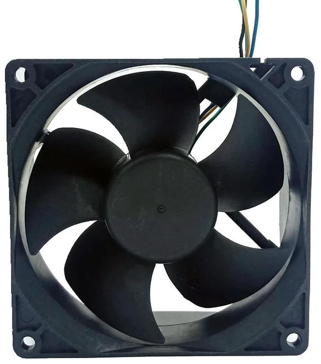 Alt view image 3 of 3 - AJMRTC DS09238T12HA017 Cooling Fan, 9238 92x92x38mm DC 12V 0.90A 4-Wire PWM Fan, Replacement CPU & Computer Chassis Brushless Cooling Fan, High Airflow PC Case Heat Dissipation Spare Part