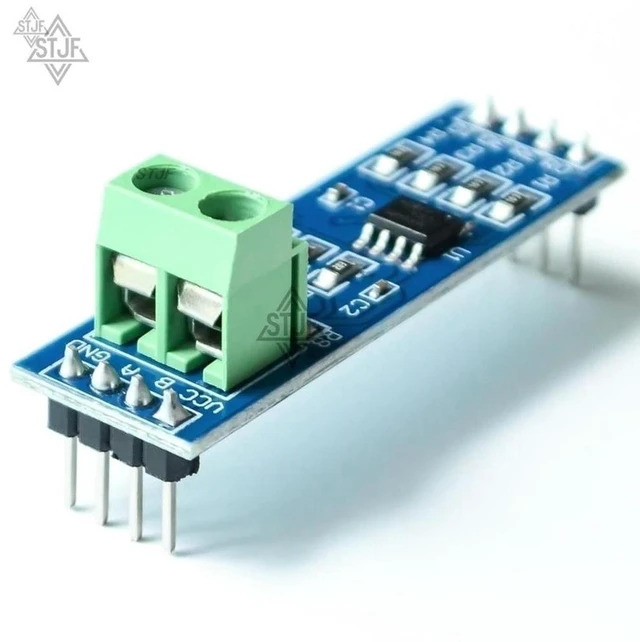 Alt view image 2 of 3 - AJMRTC MAX485 Module, TTL to RS485 Converter MAX485CSA Communication Module, RS-485 Transceiver Module, TTL Convert to RS485 Board for Microcontroller MCU, Electronic Development DIY Accessories