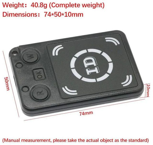 Alt view image 3 of 3 - AJMRTC 125KHz RFID ID Card Copier Machine, Handheld ID Card Duplicator with R Read & W Write Buttons, Completes Copy in 5 Seconds, Offline Operation, No Computer Required for Access Control ID Card