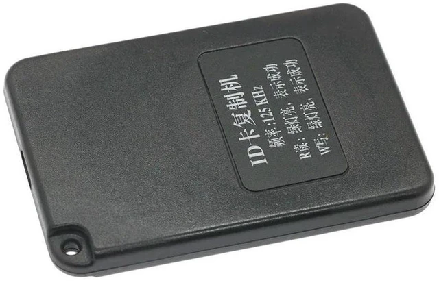 Alt view image 2 of 3 - AJMRTC 125KHz RFID ID Card Copier Machine, Handheld ID Card Duplicator with R Read & W Write Buttons, Completes Copy in 5 Seconds, Offline Operation, No Computer Required for Access Control ID Card