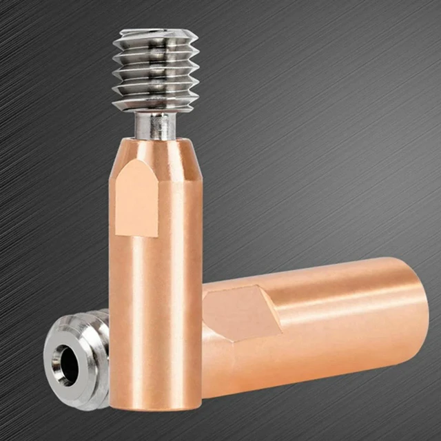 Alt view image 3 of 3 - AJMRTC 3Pcs CR10-Crazy Bi-Metal Heat Break Throat, All Metal Hotend Throat for Creality Ender 3 V2, Ender 5, CR-10S Pro, 1.75mm Filament 3D Printer Hotend Upgrade Replacement Parts