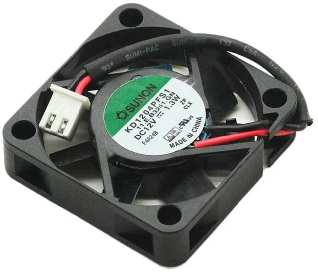 Main image of AJMRTC 40mm Case Fan for KD1204PFS1, 4010 4cm DC 12V 1.3W 2 Wire Large Air Volume Cooling Fan Replacement for Equipment Chassis