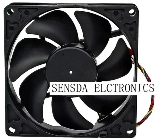 Main image of AJMRTC 9225 PWM Cooling Fan for EF92251S1-Q100-S99, 92mm 92×92×25mm DC 12V 3.83W Hydraulic Bearing CPU Fan for 775 Architecture Replacement