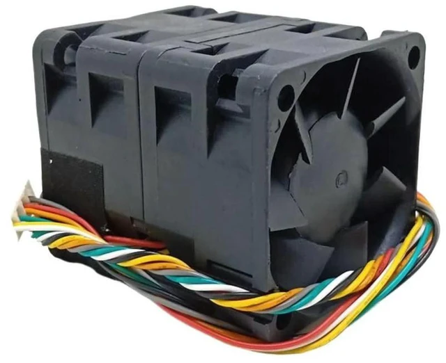 Alt view image 2 of 3 - AJMRTC 40mm 4cm Axial Cooling Fan for PMD1204PJB1-A, DC 12V 1.0A High Airflow Fan Replacement for Servers, Gaming Systems Heat Dissipation