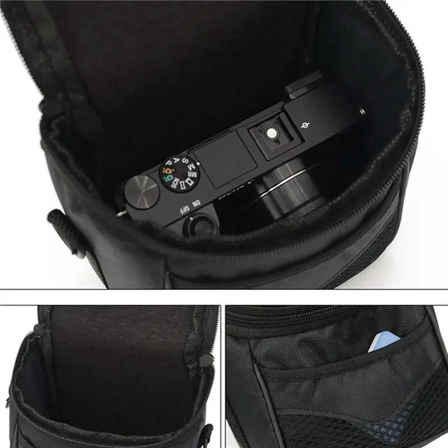 Alt view image 3 of 3 - AJMRTC 2Pcs Camera Case Bag, Portable Protective Camera Pouch for Canon EOS M200 M100 M50 M10 M6 M5, PowerShot SX540 SX530 SX520 SX510 SX500 SX430 SX420 SX410 Mirrorless & Digital Camera Storage Bag