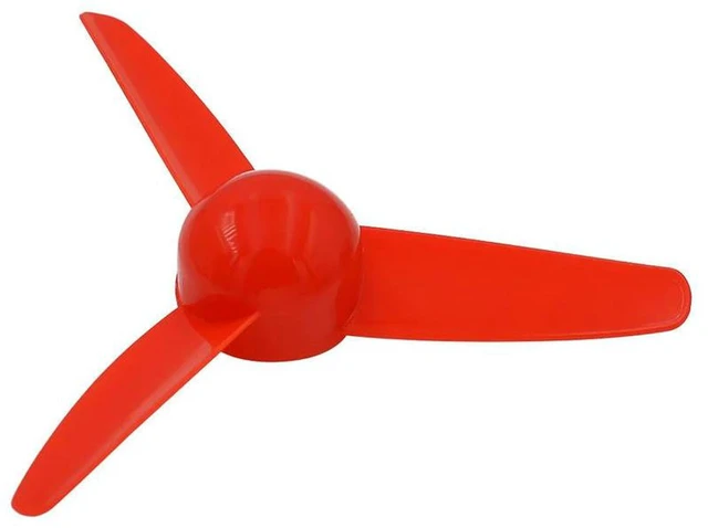 Alt view image 2 of 3 - AJMRTC 80mm 3-Blade Propeller, Colorful Three-Leaf Air Paddle with 2mm Shaft Hole, DIY Model Making Power Accessory for RC Aircraft, Drone, Fixed Wing Plane Model Craft Parts