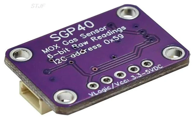 Alt view image 2 of 3 - AJMRTC SGP40 Air Quality Sensor Breakout Board, VOC Index Digital Gas Sensor Module with STEMMA QT & Qwiic I2C Connector, Indoor Air Quality Monitoring for Arduino Raspberry Pi STEM Projects