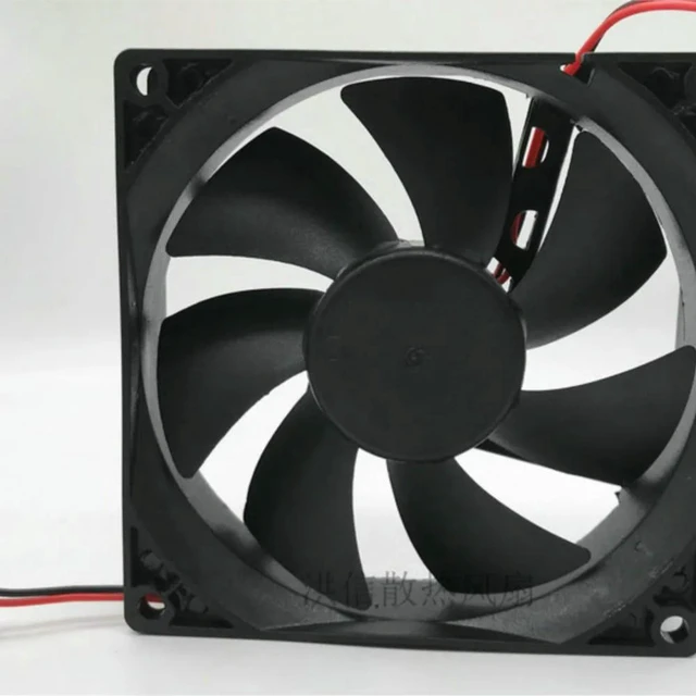 Alt view image 3 of 3 - AJMRTC HC9225HS 9225 9CM DC Axial Cooling Fan, DC 24V 0.30A 92x92x25mm Square Inverter Fan for Industrial Inverter, Welding Machine, Cabinet Power Heat Dissipation