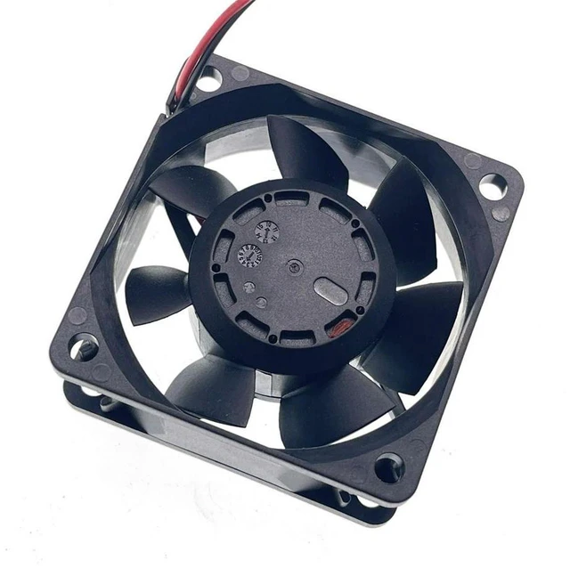 Alt view image 2 of 3 - AJMRTC DATA0625B2L 6025 60x60x25mm DC 12V Cooling Fan, for AVC Dual Ball Bearing High Speed 12000RPM Axial Fan, Replacement Fan for Server, Inverter and Industrial Equipment Heat Dissipation
