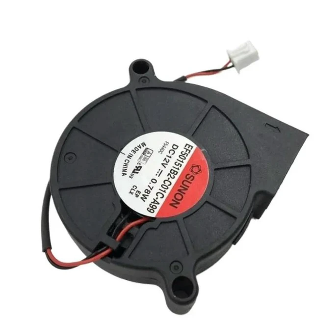 Alt view image 3 of 3 - AJMRTC 50x15mm Blower Cooling Fan, Replacement EF50151B2-C01C-A99 DC 12V 0.78W 50mm Turbo Fan for Electronic Equipment, Server, Projector Heat Dissipation