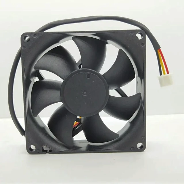 Alt view image 3 of 3 - AJMRTC DWPH EFS-08E12D-ER04 ER05 8025 80x80x25mm DC 12V 0.40A Axial Cooling Fan, Replacement 8CM Brushless Fan for Hills UPS Uninterruptible Power Supply and Server Heat Dissipation