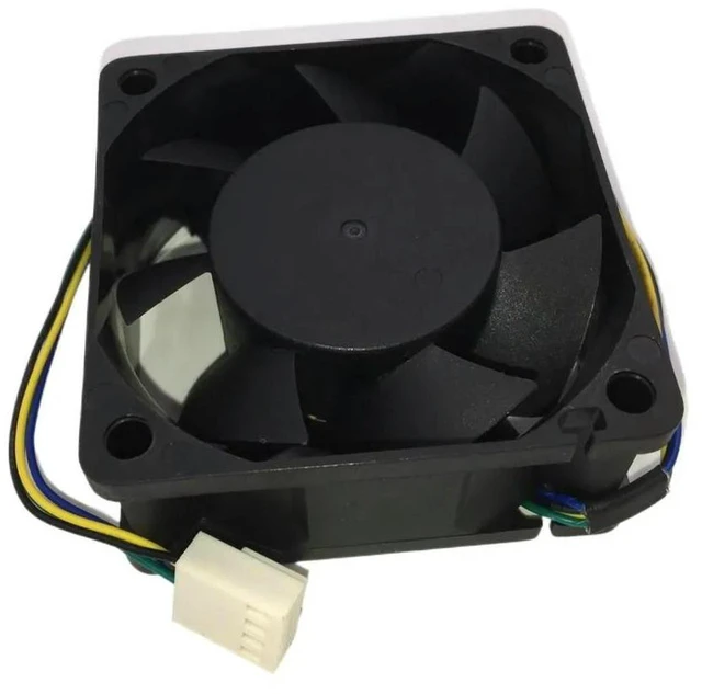 Alt view image 3 of 3 - AJMRTC PWM Cooling Fan Replacement for Everflow F126025BU, 60x25mm 60mm 12V Dual Ball Bearing Fan, 52CFM High Airflow 4-Pin PWM Fan for Motherboard, Server Chassis, Industrial Cabinet Heat Dissipation