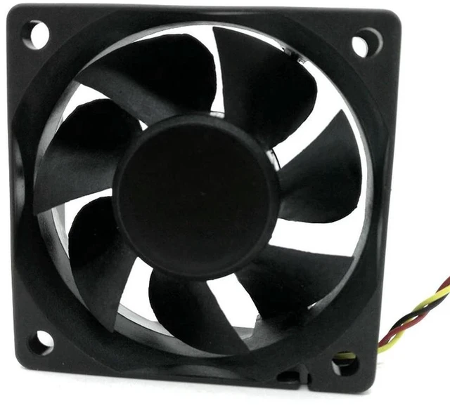 Alt view image 3 of 3 - AJMRTC Cooling Fan Replacement for GM1206PTV2-A, 60x25mm 6025 6CM DC12V 1.0W Maglev Bearing 3-Pin Silent Axial Fan for Server Chassis, Industrial Cabinet, Electronic Device Heat Dissipation
