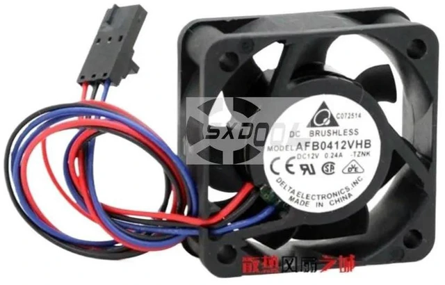 Main image of AJMRTC Replacement Cooling Fan for Delta AFB0412VHB, 40x15mm 4015 4CM DC12V 0.24A Dual Ball Bearing High Speed Axial Fan for Compact Server, IT System, Network Switch Heat Dissipation