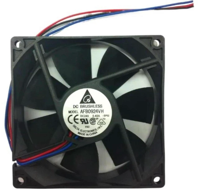 Main image of AJMRTC Replacement Cooling Fan for Delta AFB0924HH, 92x25mm 9025 90mm DC24V 0.25A Brushless Axial Fan, High Airflow Case Fan for Server Chassis, Industrial Cabinet Heat Dissipation