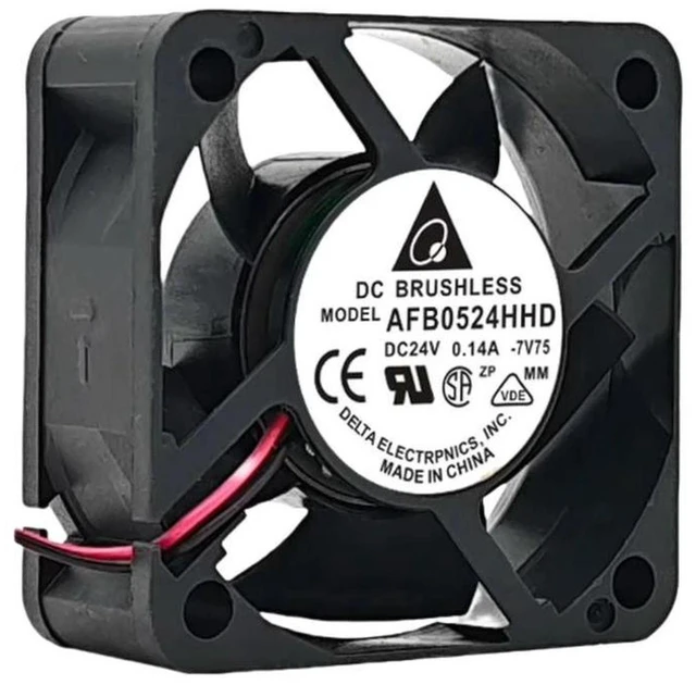 Main image of AJMRTC Replacement Cooling Fan for Delta AFB0524HHD, 50x50x20mm 5020 DC24V 0.14A 3.36W Dual Ball Bearing Fan, 3584RPM High Speed Axial Fan for Inverter, Industrial Equipment Heat Dissipation