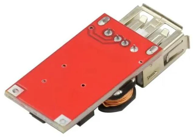 Alt view image 3 of 3 - AJMRTC DC-DC Step Down USB Power Module, 9V 12V 24V to 5V 3A Output Buck Converter, Car Charging DIY Electronic PCB Board Kit for Vehicle Power Supply, Electronic Project