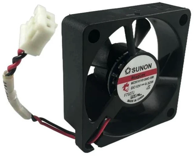Alt view image 3 of 3 - AJMRTC Replacement Mini Micro Cooling Fan for MC35101V2-000C-A99, 3510 35x35x10mm 35mm DC12V 0.52W 2Pin Axial Fan, Small Quiet Fan for Electronic Device, Instrument Heat Dissipation