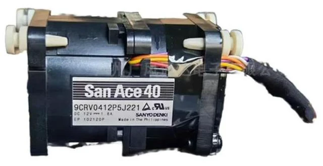 Alt view image 2 of 3 - AJMRTC Replacement Fan for Sanyo 9CRV0412P5J221 San Ace, 40x40x56mm DC12V 1.8A 22500RPM High Airflow Industrial Cooling Fan, 31.8CFM Axial Fan for Server, Cabinet, Industrial Equipment Heat Dissipatio