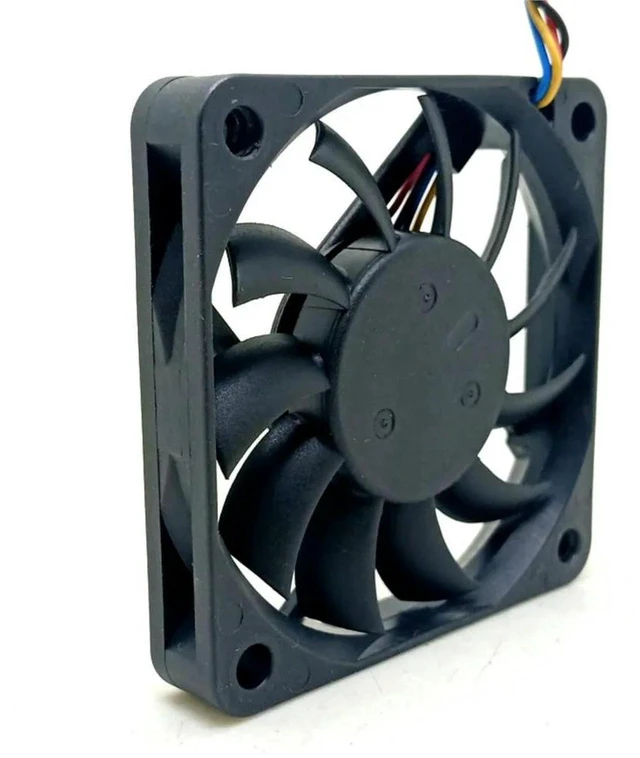 Alt view image 3 of 3 - AJMRTC 6010 Slim PWM Cooling Fan Replacement for AVC DA06010B12U, 60×60×10mm Ultra-Thin DC12V 0.40A 60mm PWM Fan, High Airflow 4-Pin PWM Axial Fan for Server, Chassis, Small Industrial Equipment Heat