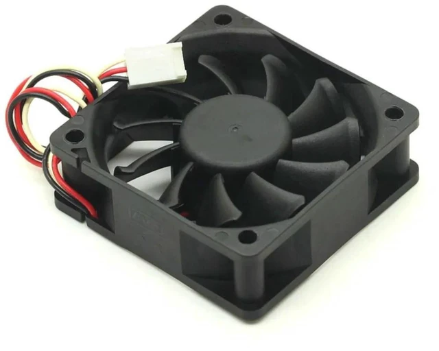 Alt view image 2 of 3 - AJMRTC Replacement 6020 Axial Cooling Fan for AVC F6020B12HY, 60×60×20mm 6CM DC12V 0.32A, Dual Ball Bearing with Tachometer Speed Measurement for Chassis, Server, Industrial Equipment Heat Dissipation
