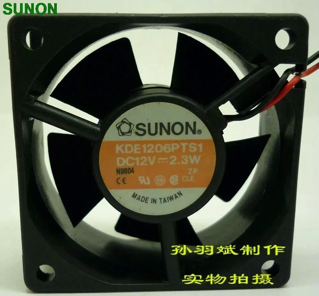 Alt view image 2 of 2 - AJMRTC Replacement 6025 Silent Hydraulic Cooling Fan for SUNON KDE1206PTS1, 60×60×25mm 6CM DC12V 2.3W Brushless Axial Fan, Low Noise Fan for Server Chassis, Industrial Switch, Power Supply Heat Dissip