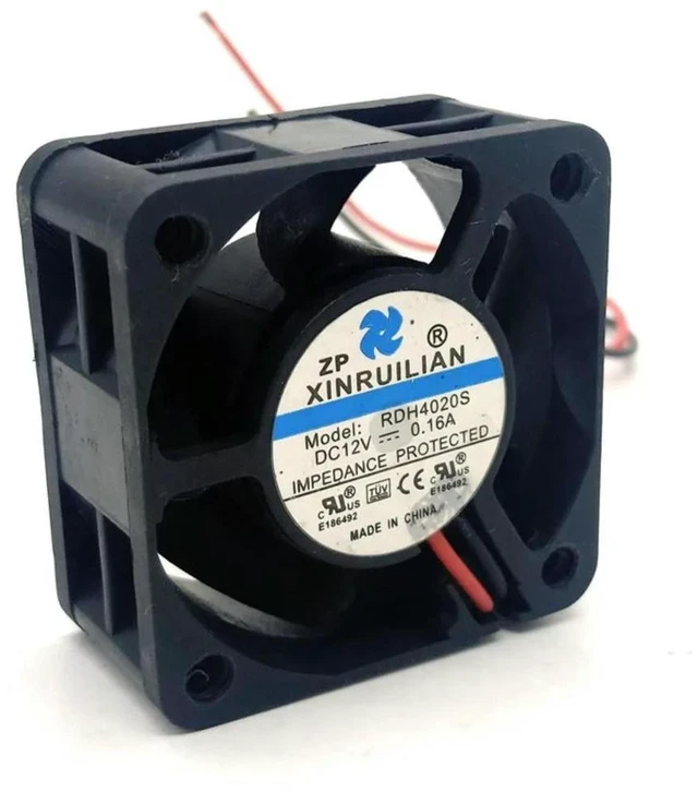 Main image of AJMRTC RDH4020S DC Brushless Cooling Fan, Replacement for Xinlian Rui XFAN, 40mm 4020 4cm, DC 12V 0.12A, Ultra Quiet Axial Fan for Industrial Equipment, Power Supply, Router, Small Electronic Device