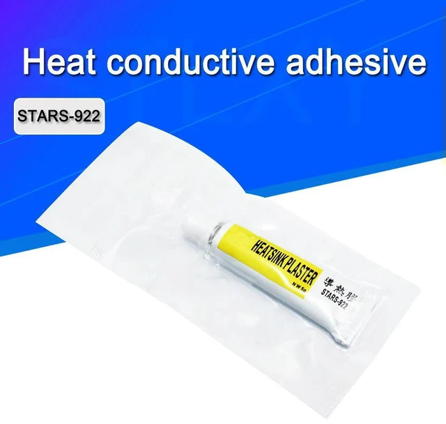 Alt view image 2 of 2 - AJMRTC 3Pcs x 5g STARS-922 Thermal Pads Conductive Heatsink Plaster, Viscous Adhesive Thermal Glue for Chip, VGA, RAM, LED, IC Cooler Radiator, High Performance Thermal Compound for Electronic Cooling