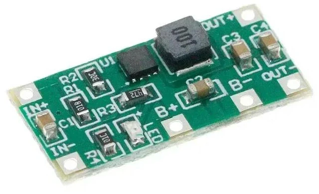 Alt view image 2 of 3 - AJMRTC AA AAA Dry Battery to Lithium Conversion Module, 3V-4.2V Step Down to 1.5V, Charge & Discharge Power Board for Toy, Remote Control, Mouse, Electronic Device Battery Modification Upgrade