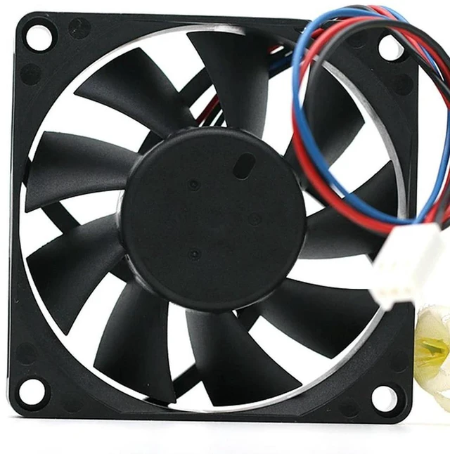 Alt view image 2 of 3 - AJMRTC Replacement Cooling Fan for Delta AFB0724VHD, 70x70x20mm 7CM, DC 24V 0.27A Dual Ball Bearing Axial Fan, High Airflow Industrial Fan for Inverter, Power Cabinet, Electronic Equipment Heat Dissip