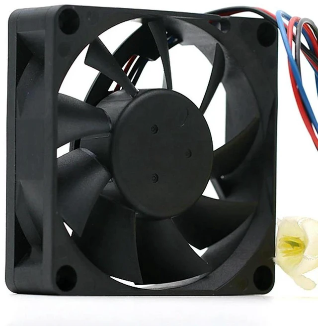 Alt view image 3 of 3 - AJMRTC Replacement Cooling Fan for Delta AFB0724VHD, 70x70x20mm 7CM, DC 24V 0.27A Dual Ball Bearing Axial Fan, High Airflow Industrial Fan for Inverter, Power Cabinet, Electronic Equipment Heat Dissip