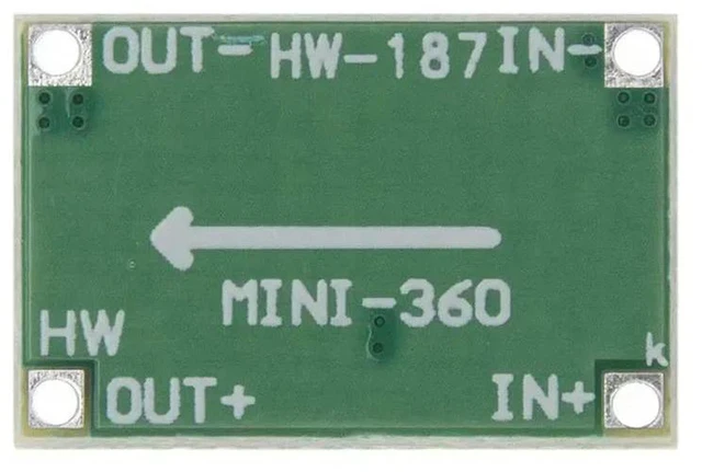 Alt view image 3 of 3 - AJMRTC 5Pcs Mini 360 DC-DC Buck Converter Step Down Module, LM2596 Mini360 Voltage Regulator 4.75V-23V Input to 1V-17V Output, 17x11x3.8mm Compact Power Module for RC Airplane, Electronic DIY Projects