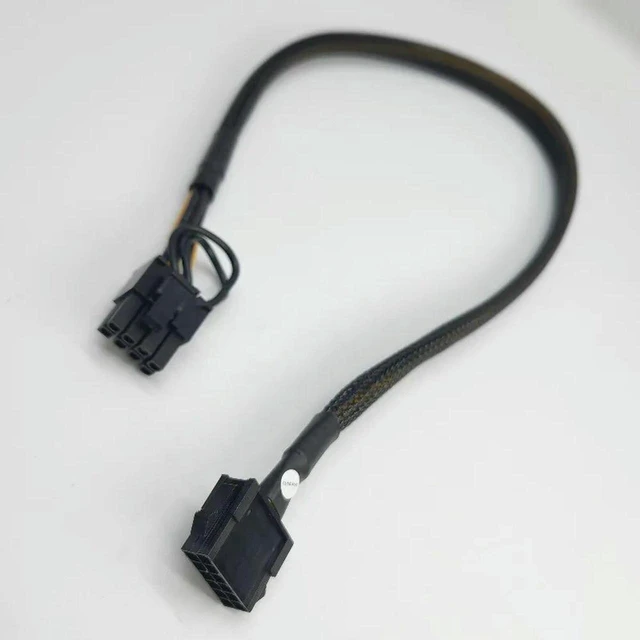 Alt view image 3 of 3 - AJMRTC 50cm PCIE 5.0 12VHPWR 12Pin to 8Pin PCI Express GPU Power Cable, 12Pin to PCIe 8Pin Graphics Card Power Adapter Cord for AI Computer Workstation, RTX3090 GPU Power Supply Connection