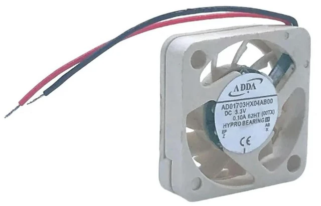 Alt view image 3 of 3 - AJMRTC Replacement Micro Cooling Fan for ADDA AD01703HX04AB00, 1704 17x17x4mm 1.7CM DC 3.3V 0.10A Mini Axial Fan, Ultra-Thin Tiny Fan for UAV Drone, Micro Device, Compact Electronic Equipment Heat
