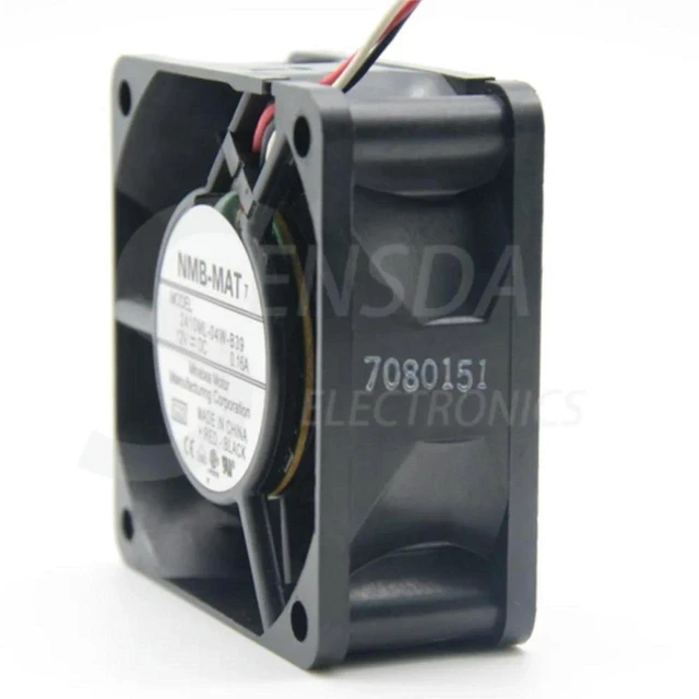 Main image of AJMRTC 2410ML-04W-B39 Cooling Fan Replacement, 6025 60x60x25mm 6CM DC 12V 0.16A Dual Ball Bearing Axial Fan, High Performance Quiet Cooling Fan for Industrial Equipment, Power Supply, PC Case