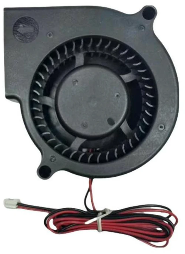 Alt view image 2 of 3 - AJMRTC 7530 Centrifugal Blower Fan, 75x75x30mm Dual Ball Bearing DC 12V 0.1A 2500 RPM Ultra Quiet Turbo Blower, 7530 Radial Cooling Fan for Projector, 3D Printer, Small Electronic Equipment Heat