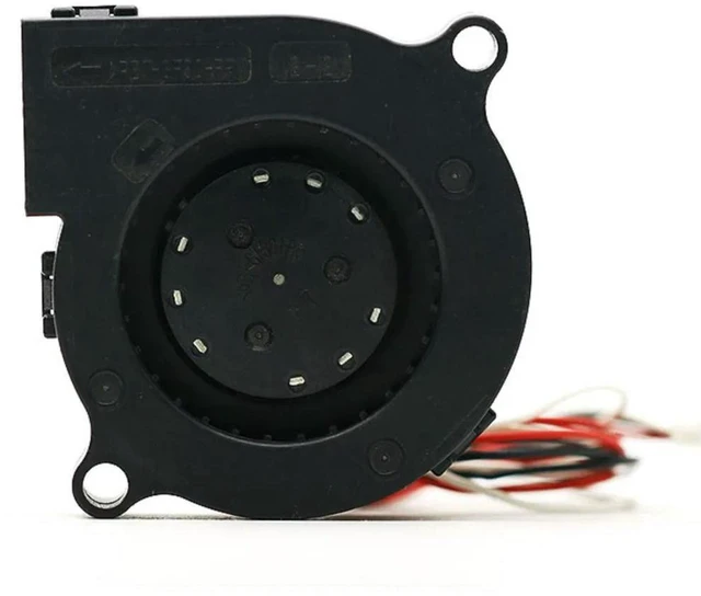 Alt view image 3 of 3 - AJMRTC 5015 Turbine Cooling Fan Replacement for BM5115-04W-B59, 50x50x15mm 5CM DC 12V 0.24A Brushless Centrifugal Blower Fan for Projector, Industrial Equipment Electronics Heat Dissipation