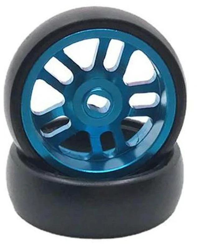 Main image of AJMRTC 12Pcs Hard Drift Tires, 1/28 RC Car Upgrade Drift Tyres for Wltoys 284131 K969 K979 K989 K999 P929, Fit Mini-Z Mini-Q Mini-D IW04M RC Drifting Car Modification Accessories