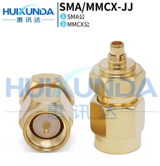 Main image of AJMRTC SMA Male to MMCX Male Adapter, SMA/MMCX-JJ RF Coaxial Connector, SMA-J to MMCX-J Straight Plug Cable Connector for Antenna, Radio Module, Wireless Communication Devices