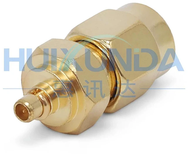 Alt view image 3 of 3 - AJMRTC SMA Male to MMCX Male Adapter, SMA/MMCX-JJ RF Coaxial Connector, SMA-J to MMCX-J Straight Plug Cable Connector for Antenna, Radio Module, Wireless Communication Devices