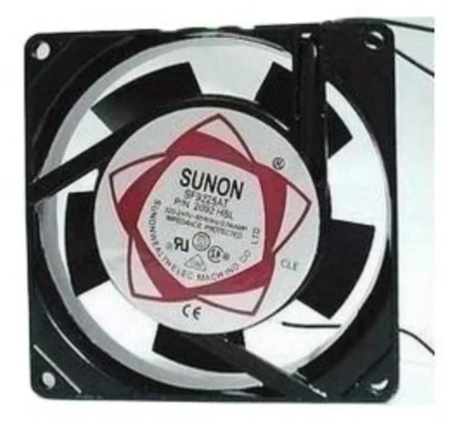 Alt view image 2 of 2 - AJMRTC 9225 AC Cooling Fan, 92x92x25mm 9CM 220V Sleeve Bearing Axial Fan, 90*90mm Case Fan for Industrial Cabinet, Inverter, Chassis Heat Dissipation Replacement Fan