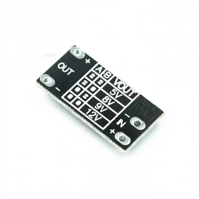 Alt view image 3 of 3 - AJMRTC 10Pcs Mini DC-DC Boost Step Up Converter Module, 3V 3.2V 3.3V 3.7V 5V 9V to 12V Adjustable Voltage Regulator PCB Board, Output Optional 5V / 8V / 9V Power Supply Module