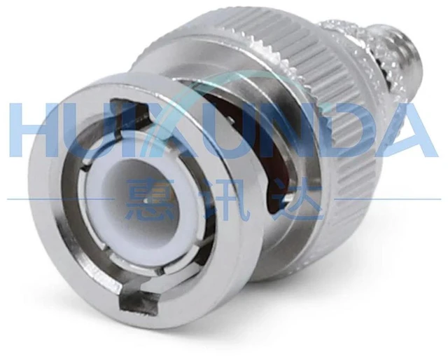 Alt view image 3 of 3 - AJMRTC BNC/M5-JK Adapter, BNC Male to M5 Female Connector, BNC Male to L5 Female Adapter for Acceleration Sensor Signal Transmission