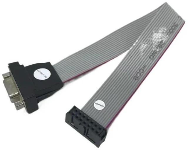 Main image of AJMRTC FC-14P 14Pin Female to 15Pin VGA GPU Extension Cable 20cm, 2.54mm Pitch DB CRT VGA Interface Mainboard Graphics Card Adapter Cable