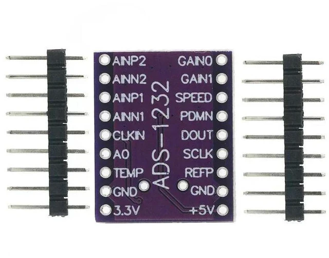 Alt view image 3 of 3 - AJMRTC CJMCU-1232 ADS1232 IPWR 24-Bit Ultra Low Noise ADC Module, Analog to Digital Converter for STM32 Microcontroller DIY Projects