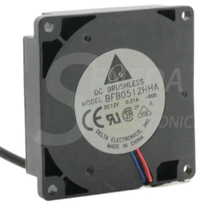 Main image of AJMRTC BFB0512HHA Server Cooling Fan, Replacement for Delta BFB0512HHA DC 12V 0.24A 50x50x10mm 5CM Centrifugal Blower Fan for Server & Network Equipment