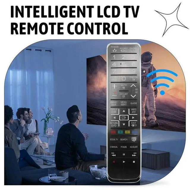 Alt view image 3 of 3 - AJMRTC AA59-00543A Replacement TV Remote Control, IR Remote for Samsung LED LCD Plasma 3D TV UE40D8000YU PS51D8000FU UE55D7000LU UE55D8000YU, No Programming Required Spare Remote