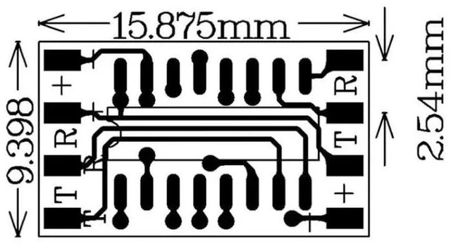 Alt view image 2 of 3 - AJMRTC 10Pcs MAX3232 RS232 to TTL Serial Converter Module, SAMIORE ROBOT Mini RS232 TTL Level Conversion Board, Serial Port Communication Module for MCU Electronic DIY Projects